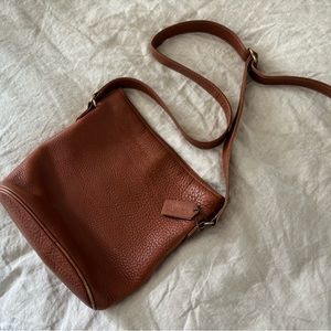 Coach leather cross body purse